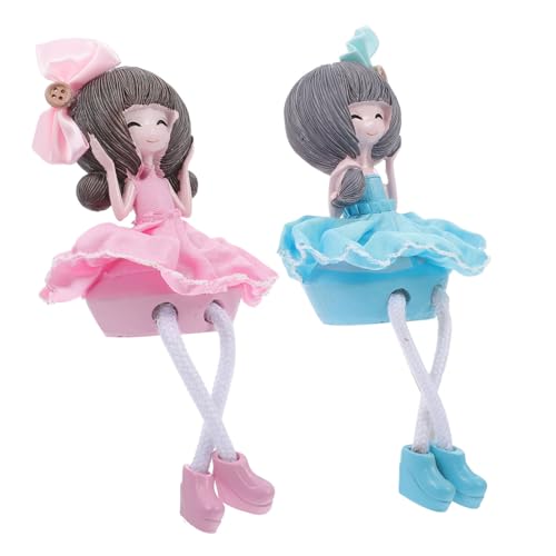 MOLUCKFU 2 STK Blumenfee Puppe hängende Puppendekoration Mädchen Miniatur-Feen deko Dolls for Fee Puppe mit hängenden Füßen Kunsthandwerk aus Kunstharz Stoff MOLUCKFU 2 STK Blumenfee Puppe hängende Puppendekoration Mädchen Miniatur-Feen deko Dolls for Fee Puppe mit hängenden Füßen Kunsthandwerk aus Kunstharz Stoff von MOLUCKFU