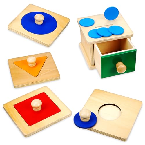 MOLUCKFU Kinderspielzeug Baby Spielzeug 2er Set Holzspielzeug Für Kleinkinder Ünzbox Mit Geometrischen Puzzles Pädagogisches Für Babys Ideal Für Frühes Lernen Und Feinmotorik Für Jungen Und Ädchen MOLUCKFU Kinderspielzeug Baby Spielzeug 2er Set Holzspielzeug Für Kleinkinder Ünzbox Mit Geometrischen Puzzles Pädagogisches Für Babys Ideal Für Frühes Lernen Und Feinmotorik Für Jungen Und Ädchen von MOLUCKFU