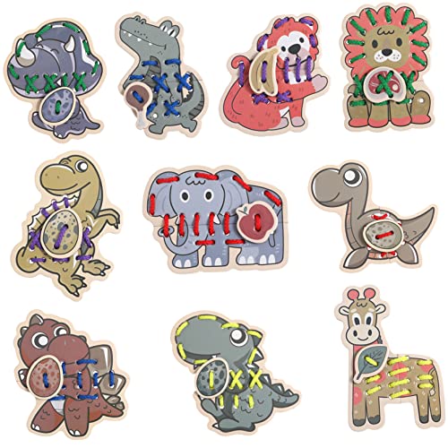 MOLUCKFU 2 Sets Karte Tierspielzeug Bildungsspielzeug Dinosaurier Tiere Praktisches Kinderspielzeug B Schnürspielzeug Für Kleinkinder Krawattenübungen Für Für MOLUCKFU 2 Sets Karte Tierspielzeug Bildungsspielzeug Dinosaurier Tiere Praktisches Kinderspielzeug B Schnürspielzeug Für Kleinkinder Krawattenübungen Für Für von MOLUCKFU