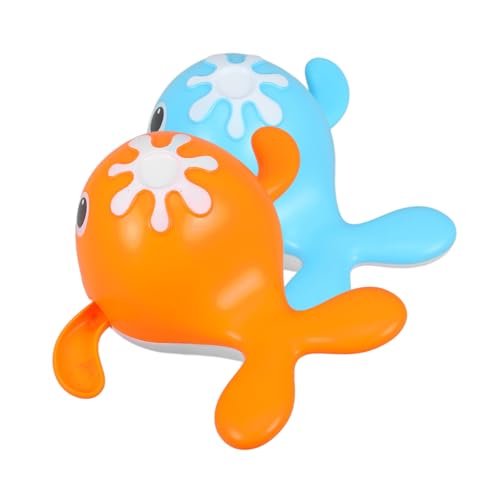 MOLUCKFU 2 Stück Baby Badespielzeug, Aufziehspielzeug, Cartoon Badespielzeug, Aufzieh Badespielzeug, Badespielzeug, Badewannen Wasserspielzeug, Aufziehtiere, Babyparty Spielzeug, Pool von MOLUCKFU