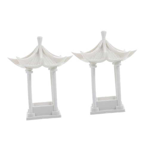 MOLUCKFU 2 Stück Baumaterial Modell Miniatur Szene Pavillon Modell Zubehör Mini Achteckiger Pavillon Miniatur Dekoration Mini Handwerk Miniatur Figur Bonsai Schmücken Mini Zubehör MOLUCKFU 2 Stück Baumaterial Modell Miniatur Szene Pavillon Modell Zubehör Mini Achteckiger Pavillon Miniatur Dekoration Mini Handwerk Miniatur Figur Bonsai Schmücken Mini Zubehör von MOLUCKFU