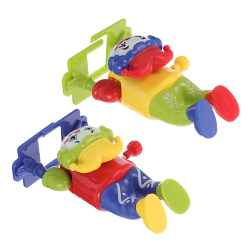 MOLUCKFU Einzigartiges Aufzieh-Clown-actionspielzeug 2er-Set Für Partygeschenke Für Jungen Und Mädchen Im Retro-Design von MOLUCKFU