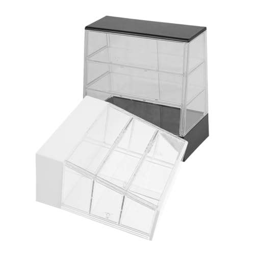 MOLUCKFU 2 Stück Dollhouse Möbelset Teiliges Kuchenaufbewahrungsschrank Weißer Schwarzer Kuchenständer für Puppenhaus Dekoration und Kreatives MOLUCKFU 2 Stück Dollhouse Möbelset Teiliges Kuchenaufbewahrungsschrank Weißer Schwarzer Kuchenständer für Puppenhaus Dekoration und Kreatives von MOLUCKFU