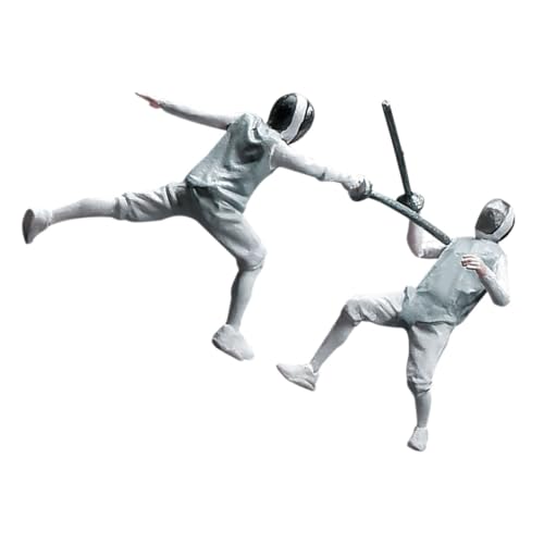 MOLUCKFU Einzigartiges Fechtmodell-Set Im Maßstab 1/64 Miniatur-personenfiguren Zubehör Für Szenen Und Sammler MOLUCKFU Einzigartiges Fechtmodell-Set Im Maßstab 1/64 Miniatur-personenfiguren Zubehör Für Szenen Und Sammler von MOLUCKFU