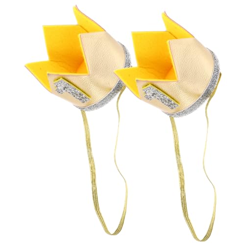 MOLUCKFU Partyhut-set Für Kinder 2-teilig Geburtstagshut Geburtstagshut-requisite Für Jungen Und Mädchen Einzigartiges Kronen-design MOLUCKFU Partyhut-set Für Kinder 2-teilig Geburtstagshut Geburtstagshut-requisite Für Jungen Und Mädchen Einzigartiges Kronen-design von MOLUCKFU