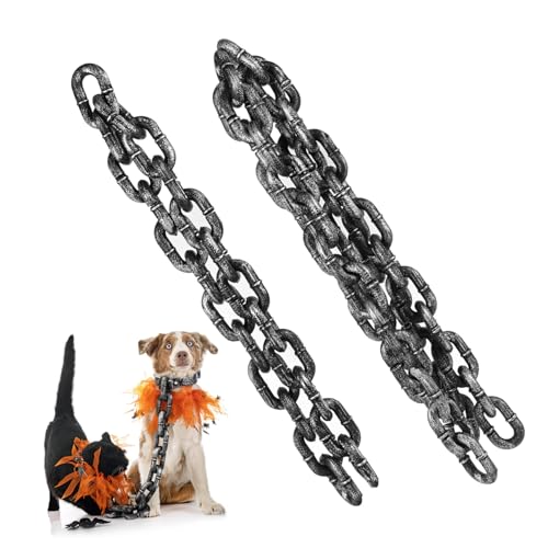 MOLUCKFU 2 Stück Halloween Deko Realistische Kunststoff Gefängnis Eisenkette Gefängnis Deko Ketten für Kostüm Party Halloween Accessoire MOLUCKFU 2 Stück Halloween Deko Realistische Kunststoff Gefängnis Eisenkette Gefängnis Deko Ketten für Kostüm Party Halloween Accessoire von MOLUCKFU