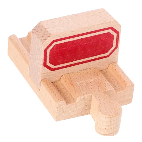 MOLUCKFU 2 Stück Holzeisenbahn Zubehör Stop Tracks für DIY Holzschienen Kreatives Fantasie und Motorik für Ab Jahren MOLUCKFU 2 Stück Holzeisenbahn Zubehör Stop Tracks für DIY Holzschienen Kreatives Fantasie und Motorik für Ab Jahren von MOLUCKFU