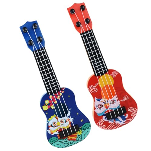 MOLUCKFU 2 Stück Mini Gitarrenmodell, Gitarrenspielzeug Für Kleinkinder, Kindergitarrenspielzeug, Kleinkind Lernspielzeug, Baby Musikinstrument, Ukulele, Anfänger Kinderinstrumente, Kinder MOLUCKFU 2 Stück Mini Gitarrenmodell, Gitarrenspielzeug Für Kleinkinder, Kindergitarrenspielzeug, Kleinkind Lernspielzeug, Baby Musikinstrument, Ukulele, Anfänger Kinderinstrumente, Kinder von MOLUCKFU