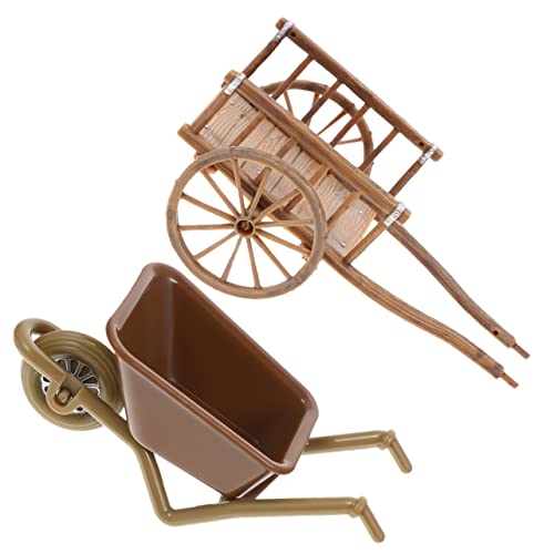 MOLUCKFU 2 Stück Simulationswagen, Mini Wagen, Winziger Wagen, Modellwagen, Spielzeug Für Kinder, Winziger Einkaufswagen, Mikro Landschaftswagen Modelle, Miniatur Bauernhofwagen, Mikro MOLUCKFU 2 Stück Simulationswagen, Mini Wagen, Winziger Wagen, Modellwagen, Spielzeug Für Kinder, Winziger Einkaufswagen, Mikro Landschaftswagen Modelle, Miniatur Bauernhofwagen, Mikro von MOLUCKFU