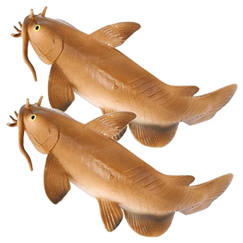 MOLUCKFU 2 Stück Simulierter Wels Kinder Fischspielzeug Imitation Welsmodell Plastikfischspielzeug Imitierte Welsverzierung Simulation Welsmodell Künstliches Welsmodell Fischfigur MOLUCKFU 2 Stück Simulierter Wels Kinder Fischspielzeug Imitation Welsmodell Plastikfischspielzeug Imitierte Welsverzierung Simulation Welsmodell Künstliches Welsmodell Fischfigur von MOLUCKFU