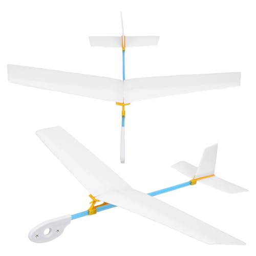 MOLUCKFU 2 Stück Teiliges DIY Holzmodell Flugzeug Glider Segelflugzeug Bausatz für Kreative Hand Auge Koordination Stem Lernspielzeug Vintage Ornament von MOLUCKFU