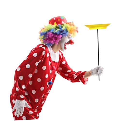 MOLUCKFU 2 Stück Teiliges Jonglier Set Bunte Jonglierteller mit Stäben Langlebige Zirkus Trick Spielzeuge für Stabile Drehplatten für Jonglierkunst und Karneval Aufführungen MOLUCKFU 2 Stück Teiliges Jonglier Set Bunte Jonglierteller mit Stäben Langlebige Zirkus Trick Spielzeuge für Stabile Drehplatten für Jonglierkunst und Karneval Aufführungen von MOLUCKFU