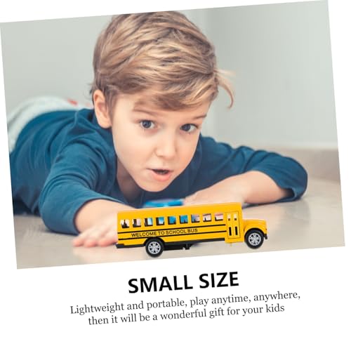 MOLUCKFU 2 Stück Teiliges Schulbus Metall Langlebig und Kindersicher Kleines Modell mit Glatten Kanten für Kleinkinder Jahre Pädagogisches Fahrzeugspielzeug für Jungen und Mädchen MOLUCKFU 2 Stück Teiliges Schulbus Metall Langlebig und Kindersicher Kleines Modell mit Glatten Kanten für Kleinkinder Jahre Pädagogisches Fahrzeugspielzeug für Jungen und Mädchen von MOLUCKFU