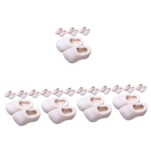MOLUCKFU 20 Paar Clogs, Mini Hausschmuck, Klompen Für DIY Puppenhaus, Klompen, DIY, Unfertige Holzschuhe, DIY Bastelbedarf, Leere Holzschuhe, Miniatur Holzschuhe, Mini Haushandwerk MOLUCKFU 20 Paar Clogs, Mini Hausschmuck, Klompen Für DIY Puppenhaus, Klompen, DIY, Unfertige Holzschuhe, DIY Bastelbedarf, Leere Holzschuhe, Miniatur Holzschuhe, Mini Haushandwerk von MOLUCKFU