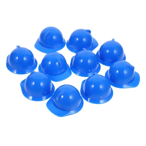 MOLUCKFU 20 Stck Teiliges Mini Bauhelm aus Kunststoff Miniatur Sicherheitshelme für Puppen Robustes Miniatur helmmodell als Puppendeko und Bauarbeiter spielzubehör von MOLUCKFU