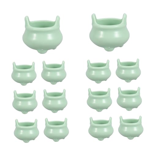 MOLUCKFU 20 Stück, Halloween Minifiguren, Kleiner Kessel, Mini Dekorationen, Kleine Kessel, Mini Halloween Kessel, Mini Kessel, Halloween, Winzige Figuren, Winzige Ornamente MOLUCKFU 20 Stück, Halloween Minifiguren, Kleiner Kessel, Mini Dekorationen, Kleine Kessel, Mini Halloween Kessel, Mini Kessel, Halloween, Winzige Figuren, Winzige Ornamente von MOLUCKFU