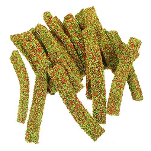 MOLUCKFU Miniatur-blumenstrauch-Ornament 20 Stück Mini-pflanzenstrauch Für Sandtisch Realistische Simulation Blumencluster von MOLUCKFU