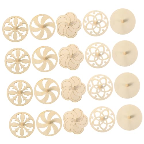 MOLUCKFU 20 Stück Teiliges DIY Holzkreisel zum Bemalen Natürliche Hohlgearbeitete Holzgyroskope für Kreative Bastelmaterialien Feinmotorik Hand Auge Koordination und Zufällige Farbe MOLUCKFU 20 Stück Teiliges DIY Holzkreisel zum Bemalen Natürliche Hohlgearbeitete Holzgyroskope für Kreative Bastelmaterialien Feinmotorik Hand Auge Koordination und Zufällige Farbe von MOLUCKFU