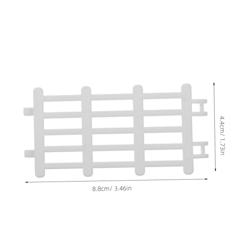 MOLUCKFU 20 Stück Teiliges Miniatur Farmzaun aus Robustem Kunststoff Realistische Mikrolandschaftliche Dekoration für Sandtische für DIY Puppenhaus und Gartenmodelle Weißes Design für MOLUCKFU 20 Stück Teiliges Miniatur Farmzaun aus Robustem Kunststoff Realistische Mikrolandschaftliche Dekoration für Sandtische für DIY Puppenhaus und Gartenmodelle Weißes Design für von MOLUCKFU
