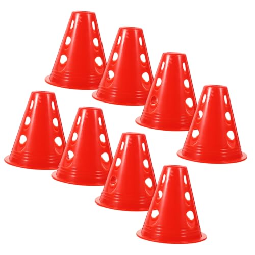 MOLUCKFU 20 Stück Winddichtes Loch 8 cm Rollschuh Stapelbecher Flacher Blumenstapel Skates Straßenhindernis Eckschild Fass Wickelstapel Kleines Kegelfass Trainingsrequisiten MOLUCKFU 20 Stück Winddichtes Loch 8 cm Rollschuh Stapelbecher Flacher Blumenstapel Skates Straßenhindernis Eckschild Fass Wickelstapel Kleines Kegelfass Trainingsrequisiten von MOLUCKFU