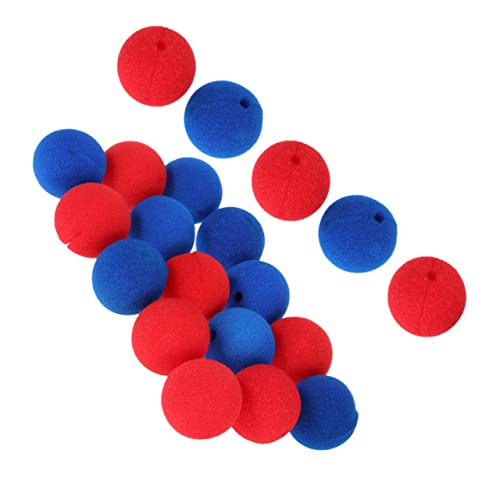 MOLUCKFU Rote Clownsnase Mit 5 cm Durchmesser Leicht Bequem Partyzubehör Für Kostüme Cosplay-Events von MOLUCKFU