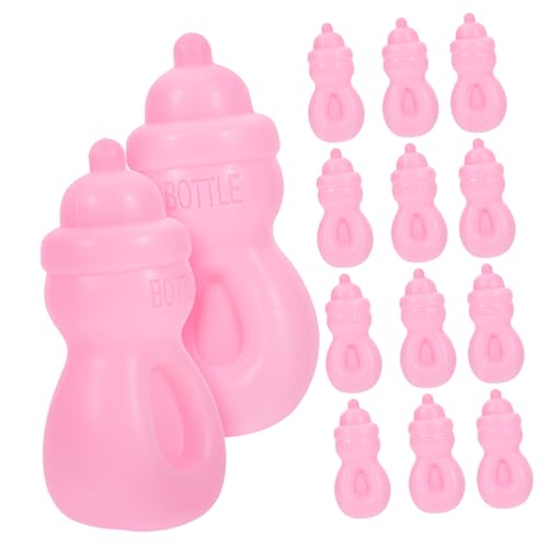 MOLUCKFU 20St Babyflasche für kinderspielzeug Toys for kinderknallzeug spielzeuge Babygeschenk Miniatur-Babypuppenflaschen Puppenfutterflasche Plastik Rosa MOLUCKFU 20St Babyflasche für kinderspielzeug Toys for kinderknallzeug spielzeuge Babygeschenk Miniatur-Babypuppenflaschen Puppenfutterflasche Plastik Rosa von MOLUCKFU