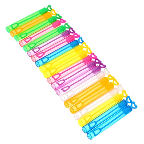 MOLUCKFU 20St Leere Flasche hausgemachte Blasen Bunte Miniblasen Trompetenblasenbläser Pop kleine Blasenflaschen seifenblasen hühner Blase Zauberstab Blasenzauberstab Plastik von MOLUCKFU