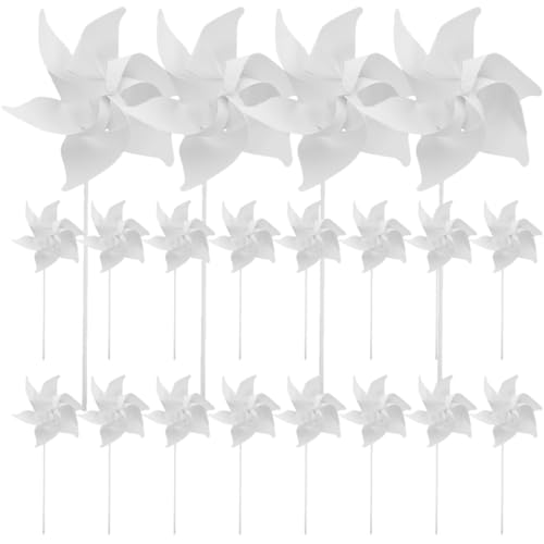 MOLUCKFU 20 Stück Leere Papier-windräder Zum Selbermachen Bemalen Kinder Spielzeug Für Outdoor Aktivitäten Partygeschenke MOLUCKFU 20 Stück Leere Papier-windräder Zum Selbermachen Bemalen Kinder Spielzeug Für Outdoor Aktivitäten Partygeschenke von MOLUCKFU