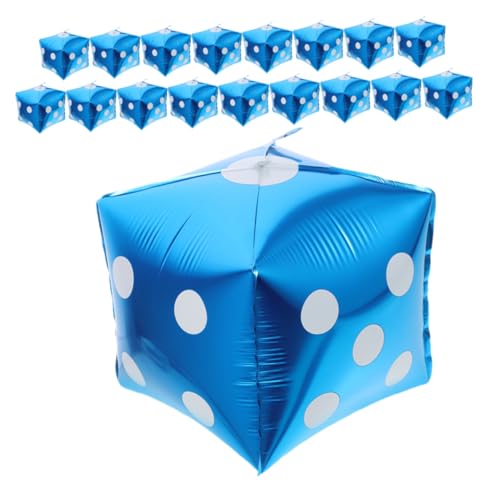 MOLUCKFU 20Stücke Quadratische Aluminiumfolie Ballons für Partys Kreative Dekoration für Spieleabende Geburtstagsfeiern und Festivals Wiederverwendbar und MOLUCKFU 20Stücke Quadratische Aluminiumfolie Ballons für Partys Kreative Dekoration für Spieleabende Geburtstagsfeiern und Festivals Wiederverwendbar und von MOLUCKFU