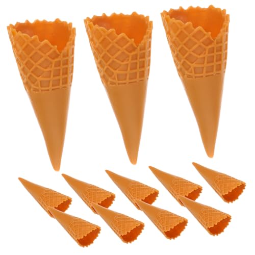 MOLUCKFU 24 Stück Knuspriger Waffelanhänger, Simuliertes Eiscreme, Haarspange, DIY, Realistische Eistüte, Kinderspielzeug, DIY Basteldekorationen, Puppenhausbedarf, Simulations Eistüten, MOLUCKFU 24 Stück Knuspriger Waffelanhänger, Simuliertes Eiscreme, Haarspange, DIY, Realistische Eistüte, Kinderspielzeug, DIY Basteldekorationen, Puppenhausbedarf, Simulations Eistüten, von MOLUCKFU