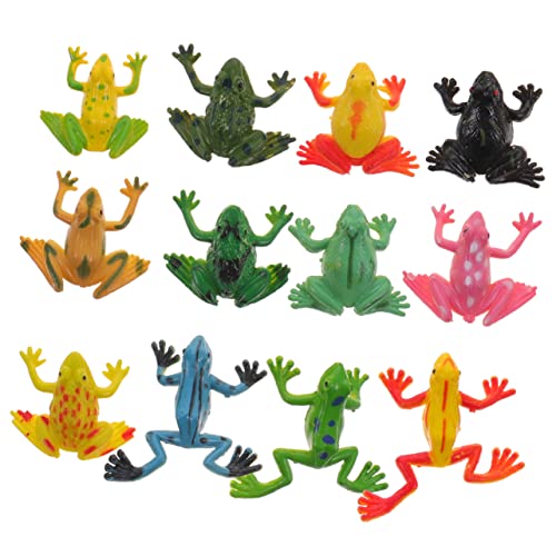 MOLUCKFU 24 Stück Teiliges Frosch Figuren Realistische Frösche für Bastel und Dekorationszwecke für Lernspiele und Kreative Projekte MOLUCKFU 24 Stück Teiliges Frosch Figuren Realistische Frösche für Bastel und Dekorationszwecke für Lernspiele und Kreative Projekte von MOLUCKFU