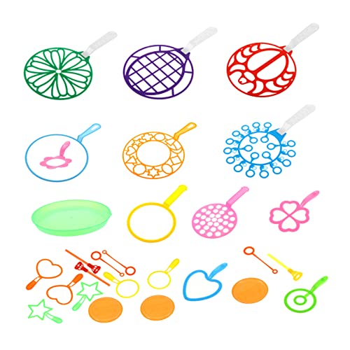 MOLUCKFU 28 Stück Riesen Seifenblasen Set Teiliges Set für Erwachsene Flexibles Bubble Maker für Outdoor Aktivitäten Bunte Seifenblasen für Partys und Spielspaß von MOLUCKFU