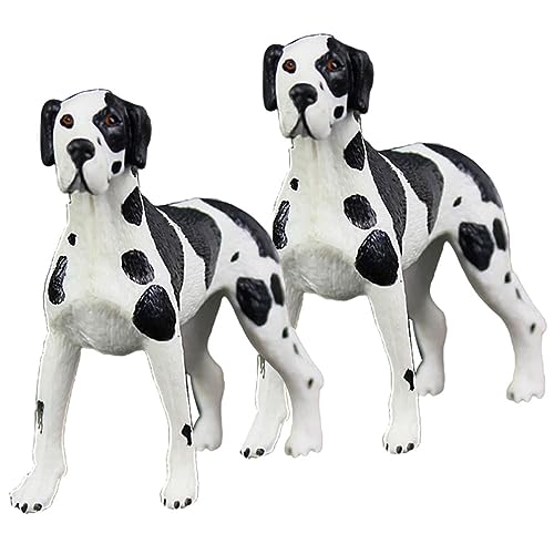 MOLUCKFU 2St Hundeschmuck Spielzeughund Kinderspielzeug Tiere Tierspielzeug Hund Geburtstagstorte Animal Figures wohnzimmerdeko Tiermodell Gefleckte Hundestatue Hundeornament Plastik MOLUCKFU 2St Hundeschmuck Spielzeughund Kinderspielzeug Tiere Tierspielzeug Hund Geburtstagstorte Animal Figures wohnzimmerdeko Tiermodell Gefleckte Hundestatue Hundeornament Plastik von MOLUCKFU