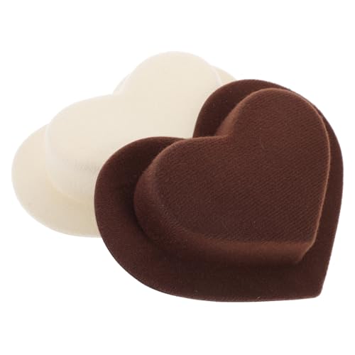 MOLUCKFU 2St Mini-Hut Puppe Kappe Herz Mütze doll accessories Doll Hut Dekoration Hut für DIY Basteln Hutverzierung entzückende hüte kleine Hüte für Kuchendekor Mall-Hut Eva von MOLUCKFU