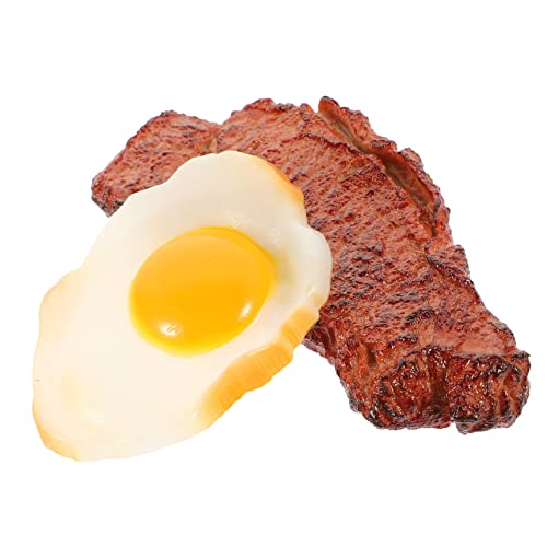 MOLUCKFU 2St Simuliertes Steak hühner kinderknallzeug Fake-Food-Dekoration küche Dekoration Kunststeak Simulations-Steak- Fake-Steak-Requisite Simulation Essen PVC MOLUCKFU 2St Simuliertes Steak hühner kinderknallzeug Fake-Food-Dekoration küche Dekoration Kunststeak Simulations-Steak- Fake-Steak-Requisite Simulation Essen PVC von MOLUCKFU