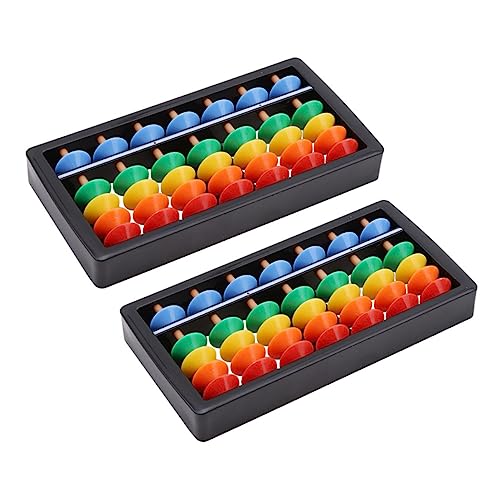 MOLUCKFU 2st 7 Gänge Abakus Abakus Mathe-lernwerkzeug Abakus Für Mathe Spiel Würfel Zappeln Abakus-Tool Mathematische Manipulationen Schüler Mathe Abakus Zappelt Abakus Abs von MOLUCKFU
