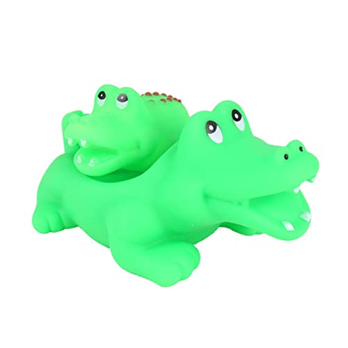MOLUCKFU 2st Cartoon-krokodil Badespielzeug Für Kleinkinder Badewannenspielzeug Für Duschspielzeug Plastikspielzeug Cartoon- Cartoon-tierspielzeug PVC Green MOLUCKFU 2st Cartoon-krokodil Badespielzeug Für Kleinkinder Badewannenspielzeug Für Duschspielzeug Plastikspielzeug Cartoon- Cartoon-tierspielzeug PVC Green von MOLUCKFU
