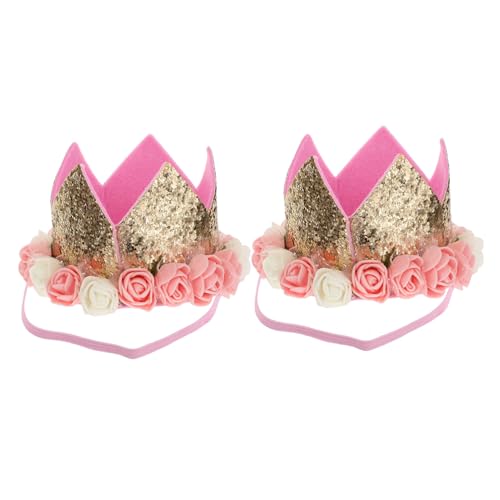 MOLUCKFU 2 Stücke Baby Kronen Mädchen Jungen Geburtstag Hut Party Crown Neugeborenen Baby Geburtstag Dekorationen MOLUCKFU 2 Stücke Baby Kronen Mädchen Jungen Geburtstag Hut Party Crown Neugeborenen Baby Geburtstag Dekorationen von MOLUCKFU