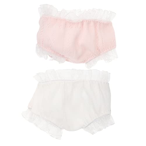MOLUCKFU 2st Höschen Für Puppen Puppenkleidung Puppenzubehör Kinderpuppenunterwäsche Kostüm Für Kleine Mädchen Rollenspielzubehör Stoff MOLUCKFU 2st Höschen Für Puppen Puppenkleidung Puppenzubehör Kinderpuppenunterwäsche Kostüm Für Kleine Mädchen Rollenspielzubehör Stoff von MOLUCKFU