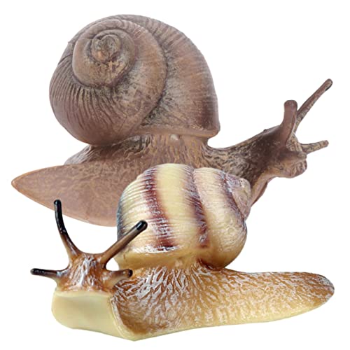 MOLUCKFU 2st Schneckenmodell Schneckenfiguren-Modell Realistische Schneckenstatue Tierfiguren Kleine Schneckenfiguren Schneckengartenstatue Gartenschneckenfiguren Spielzeug Schnecke Plastik MOLUCKFU 2st Schneckenmodell Schneckenfiguren-Modell Realistische Schneckenstatue Tierfiguren Kleine Schneckenfiguren Schneckengartenstatue Gartenschneckenfiguren Spielzeug Schnecke Plastik von MOLUCKFU