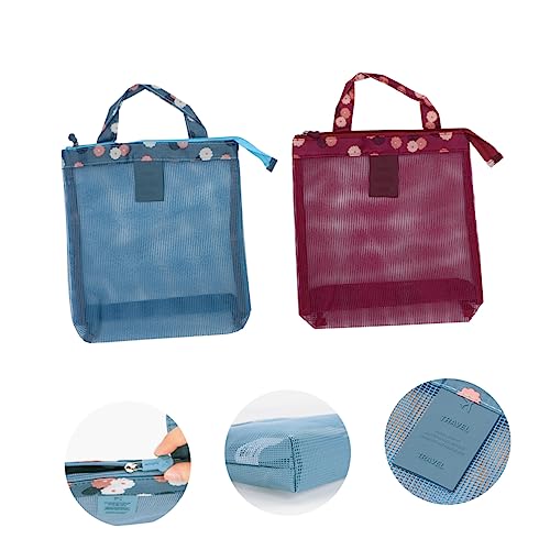 MOLUCKFU 2st Strandtasche Aus Mesh Netztasche Für Den Strand Faltbare Einkaufstüten Strandtaschen Für Einkaufstasche Für Frauen Netztaschen Für Strapazierfähige Tragetasche MOLUCKFU 2st Strandtasche Aus Mesh Netztasche Für Den Strand Faltbare Einkaufstüten Strandtaschen Für Einkaufstasche Für Frauen Netztaschen Für Strapazierfähige Tragetasche von MOLUCKFU