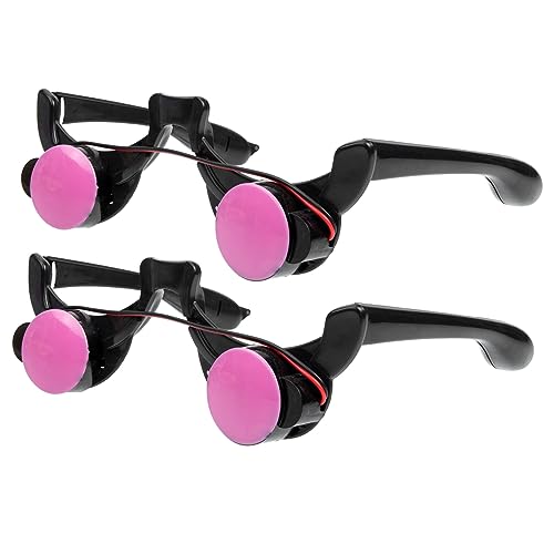MOLUCKFU 2stücke Glühende Brille Für Halloween Und Partys Clown Eyewear Kostüm Accessoires Für Feiern Karneval Und Nachtveranstaltungen von MOLUCKFU