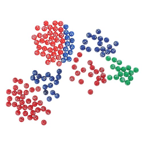 MOLUCKFU Lotteriekugeln Aus Kunststoff Kleine Zahlenbälle Für Tombolaspielen Party-aktivitäts-Requisiten von MOLUCKFU