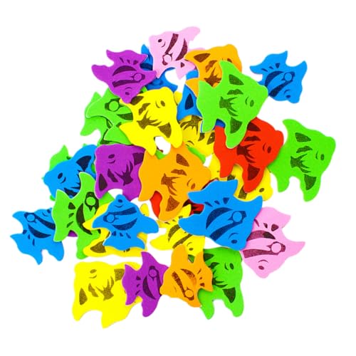 MOLUCKFU Sichere Aufkleber Aus Eva-Schwamm 3 Packungen mit Selbstklebenden Aufklebern in Fischform für Jungen und Mädchen und Zur Dekoration Im Klassenzimmer MOLUCKFU Sichere Aufkleber Aus Eva-Schwamm 3 Packungen mit Selbstklebenden Aufklebern in Fischform für Jungen und Mädchen und Zur Dekoration Im Klassenzimmer von MOLUCKFU