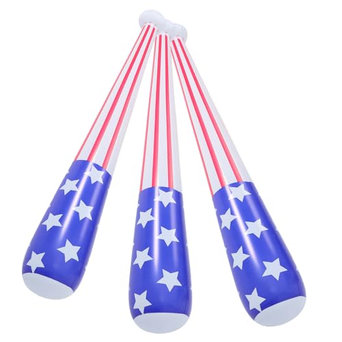 MOLUCKFU 3stücke Teiliges Aufblasbare Baseballschläger Für Partys Lustige Baseball- Für Unabhängigkeitstag-dekorationen Für Lang Material Leuchtende Farben MOLUCKFU 3stücke Teiliges Aufblasbare Baseballschläger Für Partys Lustige Baseball- Für Unabhängigkeitstag-dekorationen Für Lang Material Leuchtende Farben von MOLUCKFU
