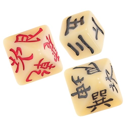 MOLUCKFU 3 Stück I Ging Würfelspiel Requisiten Dekorative Würfel Antike Chinesische Requisiten Wahrsagerwürfel Antike China Themenspiele Wahrsagerspielzeug Antikes Spiel Vintage Spiele MOLUCKFU 3 Stück I Ging Würfelspiel Requisiten Dekorative Würfel Antike Chinesische Requisiten Wahrsagerwürfel Antike China Themenspiele Wahrsagerspielzeug Antikes Spiel Vintage Spiele von MOLUCKFU