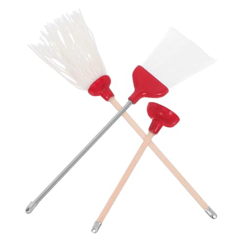 MOLUCKFU 3 Stück Teiliges Miniatur Reinigungsset für Puppenhaus Rote Detailgetreue Mop Besen und Toilettenreinigungswerkzeuge aus Robustem Material Realistische Badezimmerdekoration für MOLUCKFU 3 Stück Teiliges Miniatur Reinigungsset für Puppenhaus Rote Detailgetreue Mop Besen und Toilettenreinigungswerkzeuge aus Robustem Material Realistische Badezimmerdekoration für von MOLUCKFU