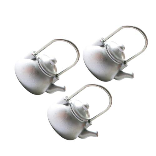 MOLUCKFU Mini-teekannen-Ornament-Set Realistisches Wasserkocher-Modell-Ornament Für Miniatur- - Schreibtisch-Miniatur- von MOLUCKFU
