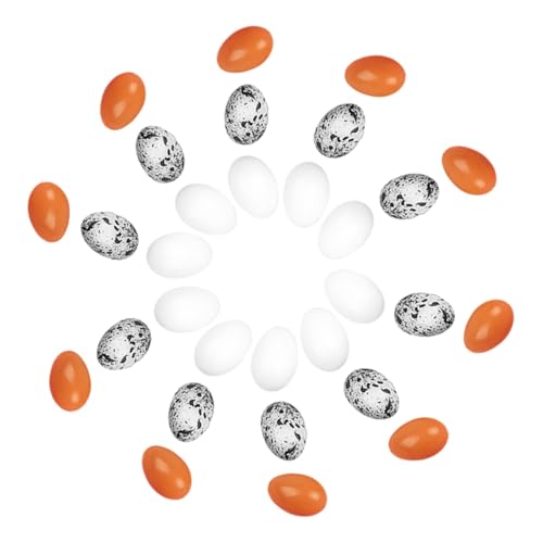 MOLUCKFU 30 Stück Simulierte Mini Eier, Kunsteier, Miniatur Eierspielzeug, Mini Kunsteier Dekore, Miniatur Eiermodelle, Mini Bastelarbeiten, Küche, Miniatur Eier Dekore, Mikro MOLUCKFU 30 Stück Simulierte Mini Eier, Kunsteier, Miniatur Eierspielzeug, Mini Kunsteier Dekore, Miniatur Eiermodelle, Mini Bastelarbeiten, Küche, Miniatur Eier Dekore, Mikro von MOLUCKFU