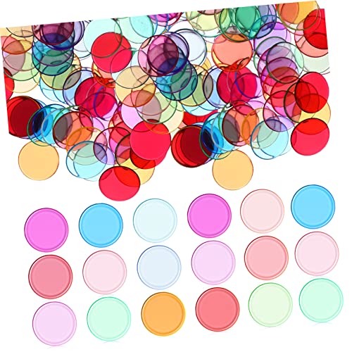 MOLUCKFU 300Stücke Transparente Bingo Chips Runde Farbzählmarker für Spiele Klassenzimmer und Karnevalspartys Bingozubehör für Mathematikunterricht MOLUCKFU 300Stücke Transparente Bingo Chips Runde Farbzählmarker für Spiele Klassenzimmer und Karnevalspartys Bingozubehör für Mathematikunterricht von MOLUCKFU